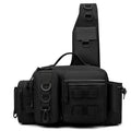 Men's Fishing Backpack: Equipped with bait box