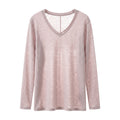 Relaxed long sleeve T-shirt for women