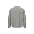 Long Sleeve  Front Placket  Loose Fit  Knit Cardigan Sweater