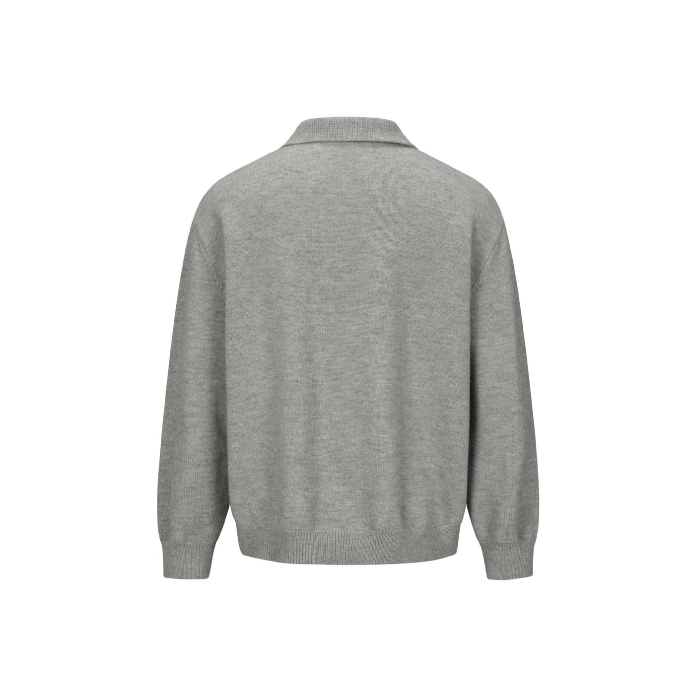Long Sleeve  Front Placket  Loose Fit  Knit Cardigan Sweater