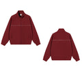 Stand up collar zipper jacket for men