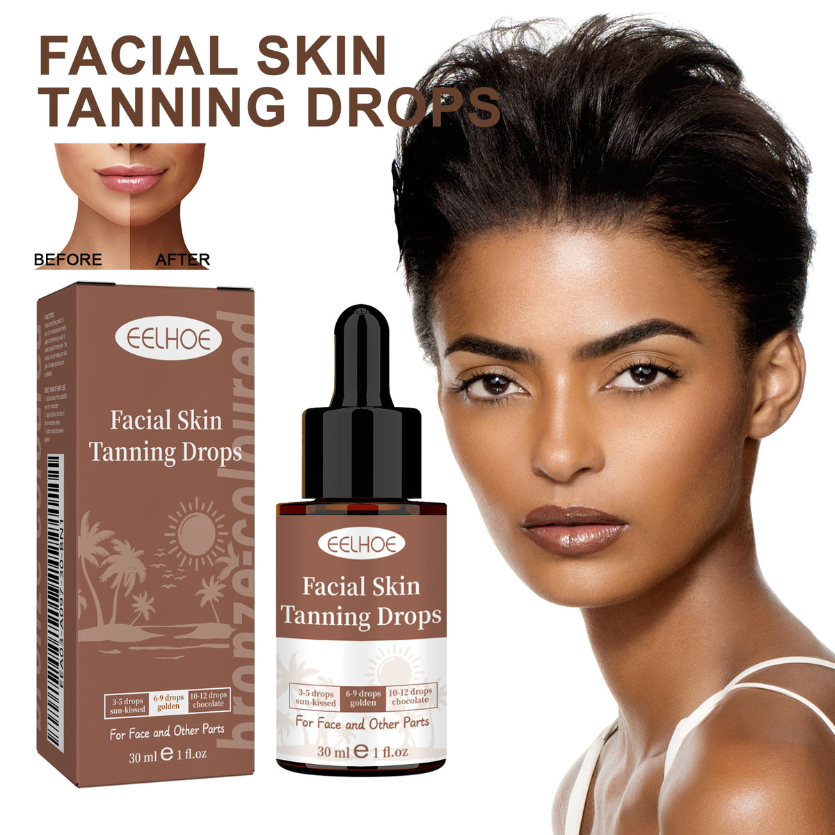 Facial Tanning Serum Outdoor Tanning Serum For Tanning Skin