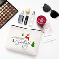 Cosmetic Bag Waterproof Cotton And Linen Zipper Bag Cosmetic...