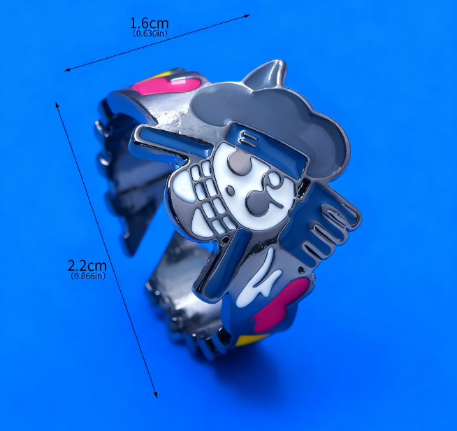 Anime peripheral skeleton jewelry ring