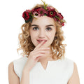 Pearl velvet flower headband headband rose flower headband photo shoot