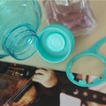 650ml Larg Size Sports Water Bottle Portable Plastic Spray...