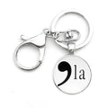 Kamala Harris Keychain With Clasp Classic Round Glass Pendant...