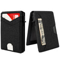 Large capacity multi-slot ID card wallet card holder