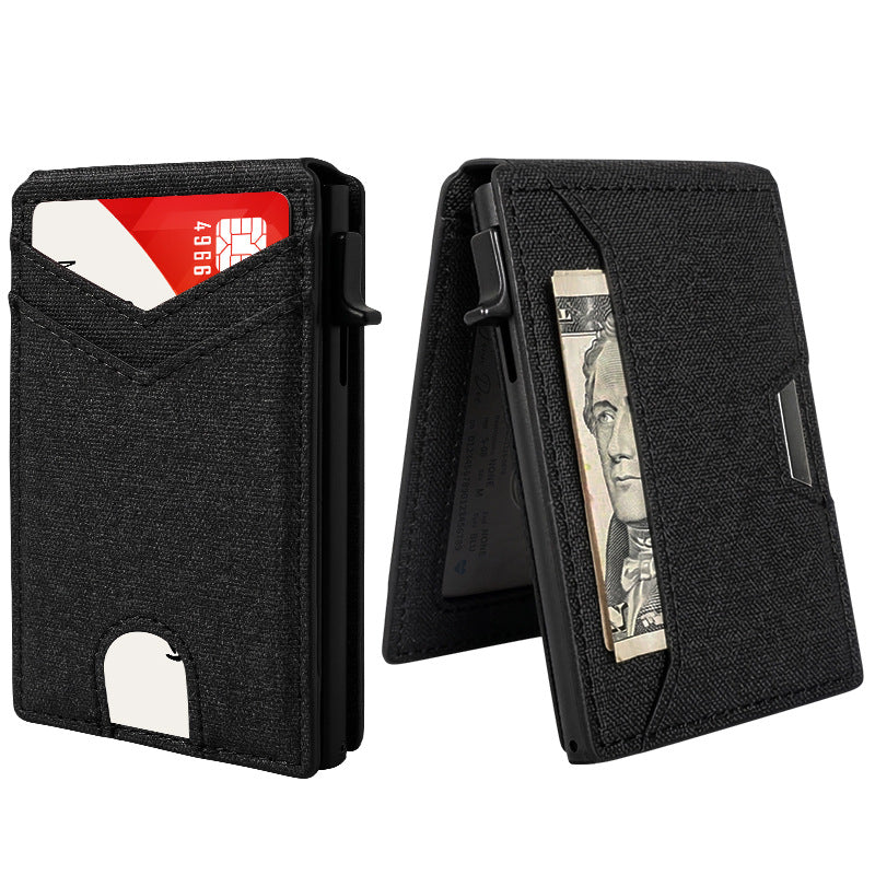 Large capacity multi-slot ID card wallet card holder