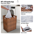 Lidded Rattan Hamper