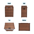 Lidded Rattan Hamper