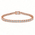 New 3mm Square Zircon Bracelet for Men and Women