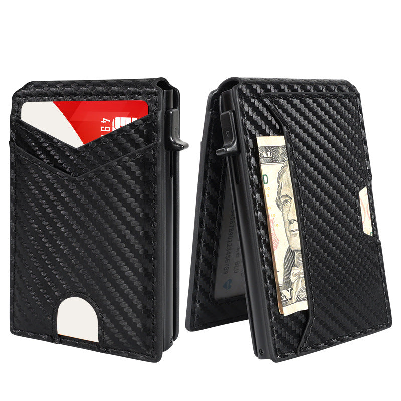 Large capacity multi-slot ID card wallet card holder