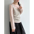Layered Knit Camisole Top for Women