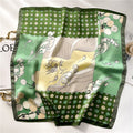 professional square scarf imitation silk scarf