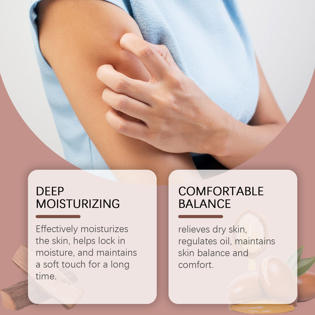 Body Moisturizer, Cologne Body Hydrating Moisturizer Gently Moisturizes The Skin