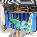 Compact Beach Towel Quick Drying Summer Vocation Yoga Towel...