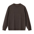 Loose fit crew neck long sleeve sweatshirt
