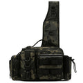 Men's Fishing Backpack: Equipped with bait box