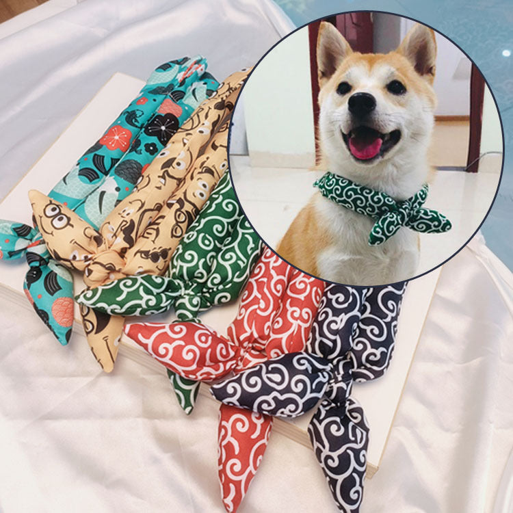 Scarf pet drool scarf cat and dog scarf holiday photo