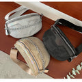 Women Fanny Pack Diamond Waist Belt Bag Luxury Designer...
