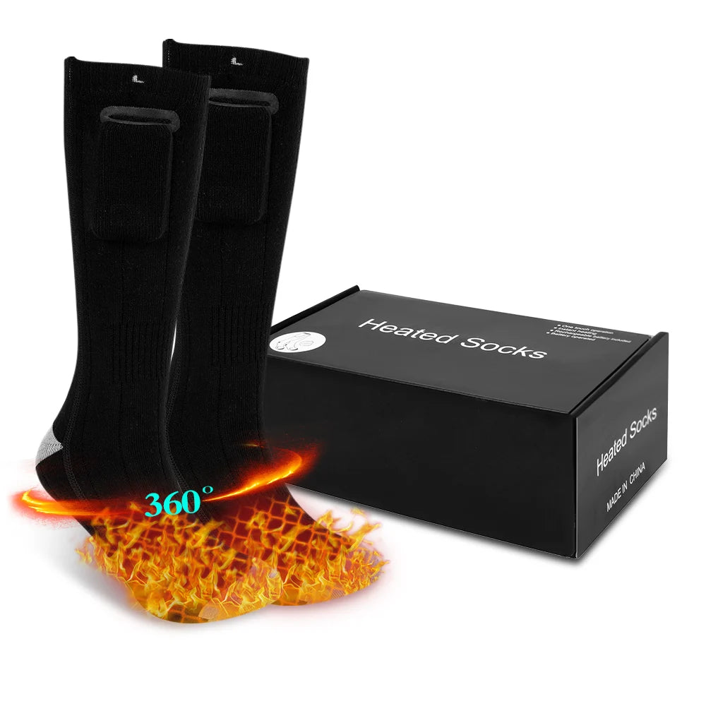 Heating Sock Three Modes Elastic Comfortable Water Resistant Electric Warm Sock Set