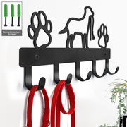 Modern Metal Wall-Mounted Key Holder,5-Hook Decorative Rack, Entryway Organizer