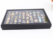 Slots Jewelry Ring Display Organizer Tray Holder Earrings Storage Box Case