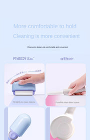 Portable Pet Hair Remover With Lid Reusable, Palm-Sized Lint Roller Pocket-Sized Travel Essential For Removing Cat And Dog Hair