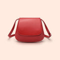 Women's Vegan Leather Saddle Bag