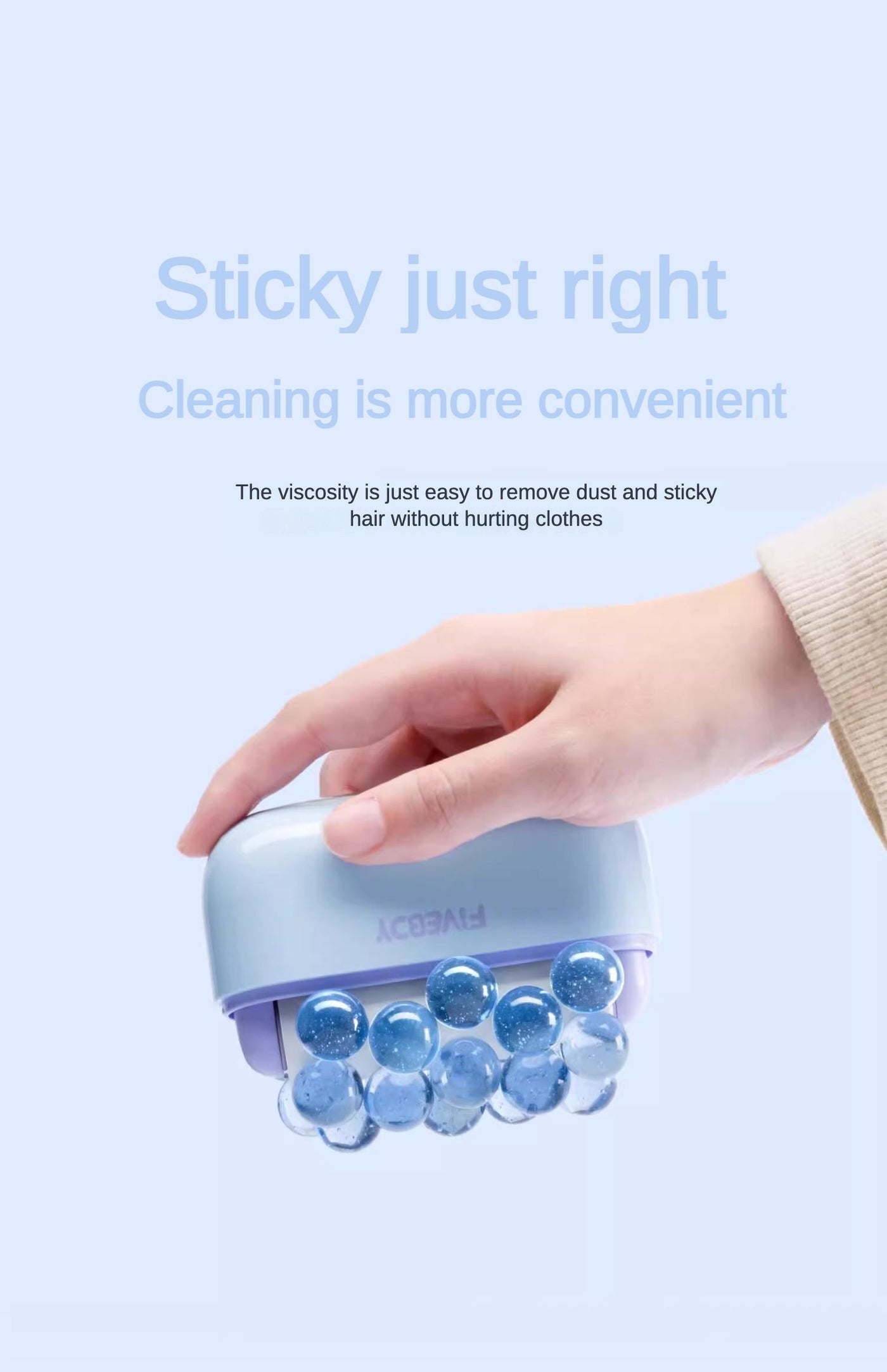 Portable Pet Hair Remover With Lid Reusable, Palm-Sized Lint Roller Pocket-Sized Travel Essential For Removing Cat And Dog Hair
