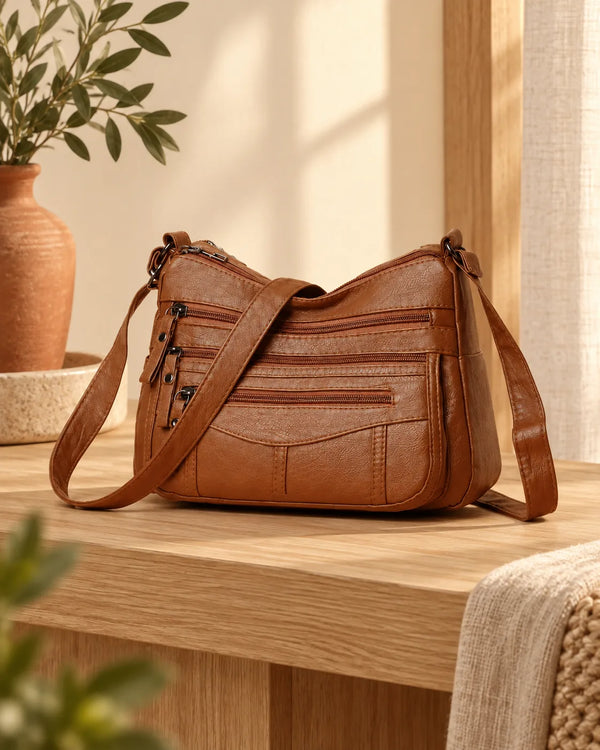 Multi-Compartment Crossbody Bag