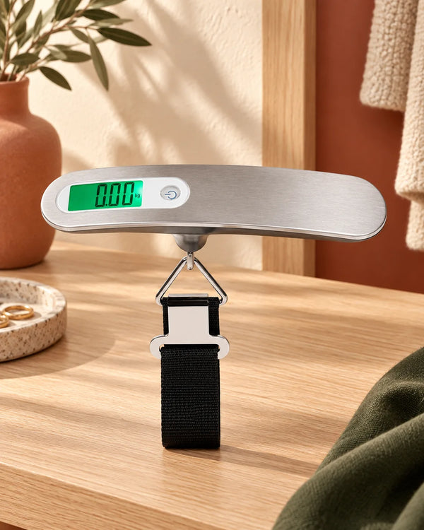 Stainless Steel Electronic Hand Luggage Scale Portable Digital Luggage Scale 50kg