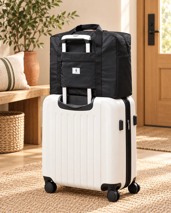 Short distance luggage bag Oxford folding moving portable luggage trolley case handbag travel storage bag
