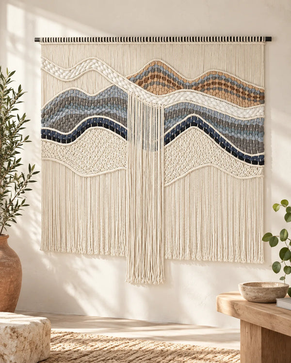 Hand-woven tapestry