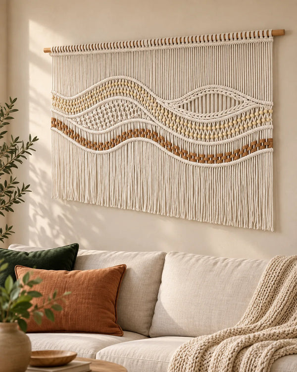 Weaving tapestry living room sofa background cloth decoration
