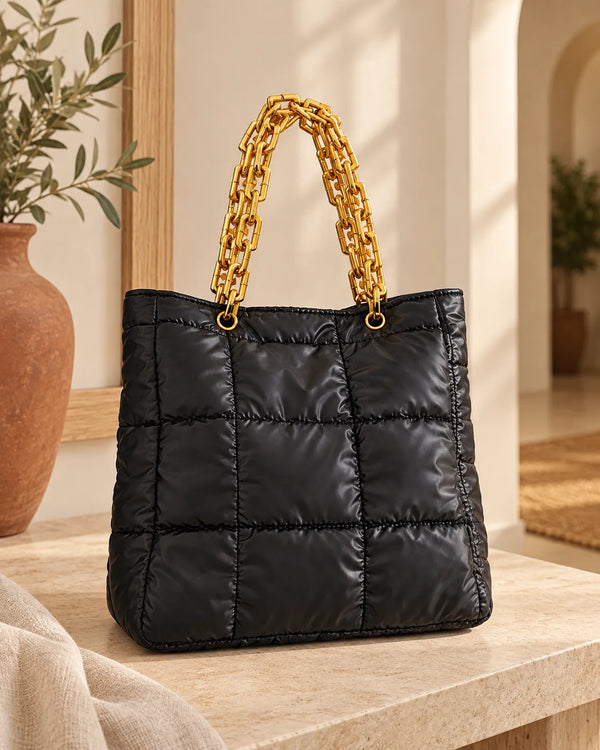 Bubble Texture Chain Handbag