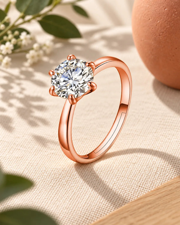Open Ring Women's Fashion Zircon Wedding Ring Live Ring Jewelry