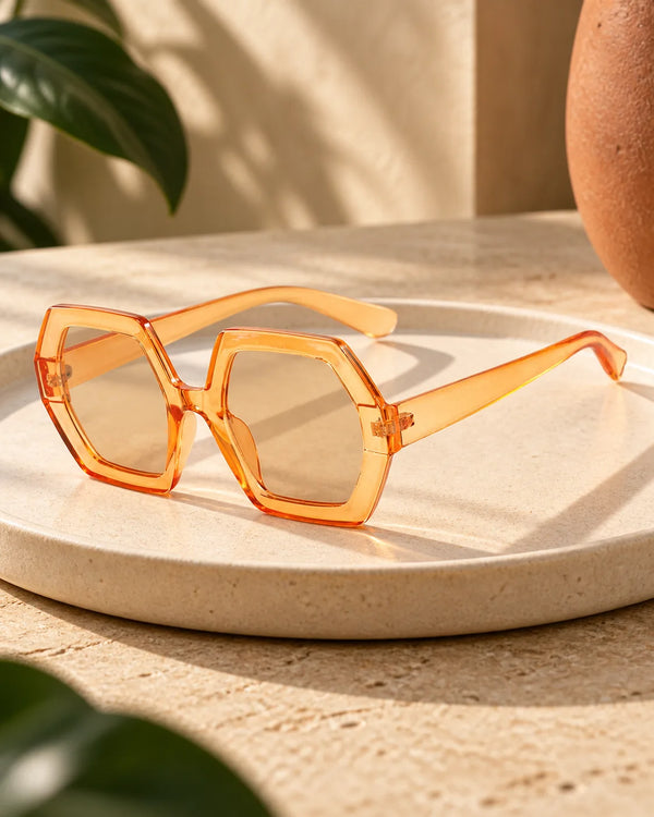 Polygon sunglasses anti-UV sunglasses