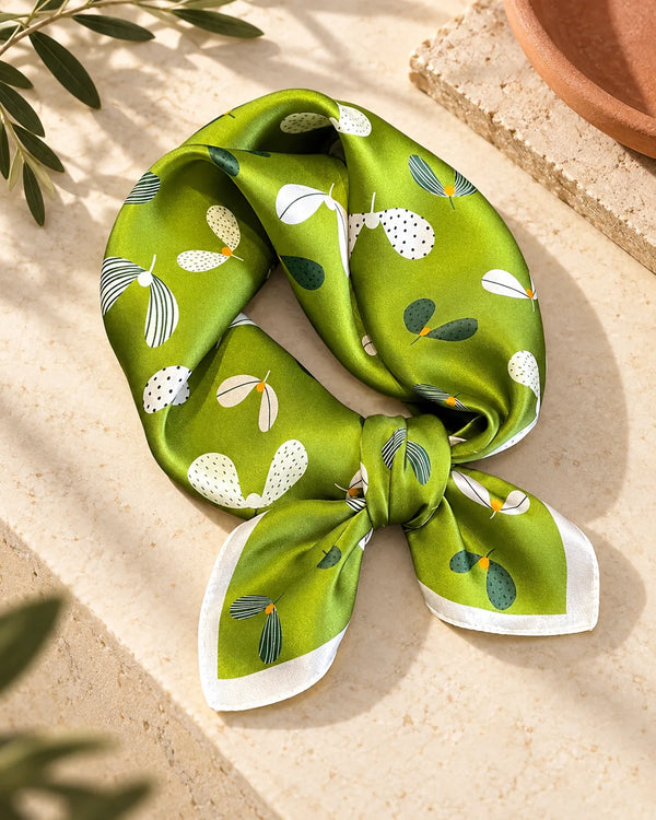 Cashew Fashion Silk Square Scarf Women's Mulberry Silk Scarf Professional Scarf Small Square Scarf Silk Scarf