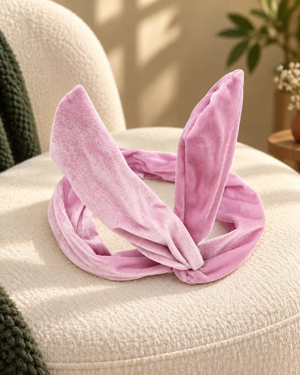 Fabric butterfly knot headband cute rabbit ear headdress headband and headband