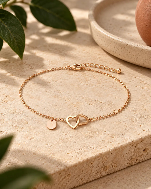Simple Love Anklet Women