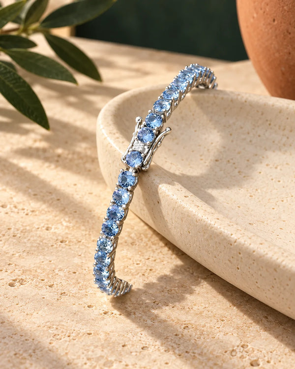 Luxury Tennis Bracelet with Full Zirconia, Single and Double Row Pave CZ Bracelet for Men and Women