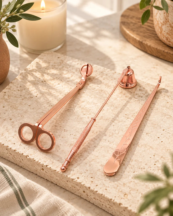 Candle scissors candle extinguisher candle core hook aromatherapy candle tool home three-piece suit