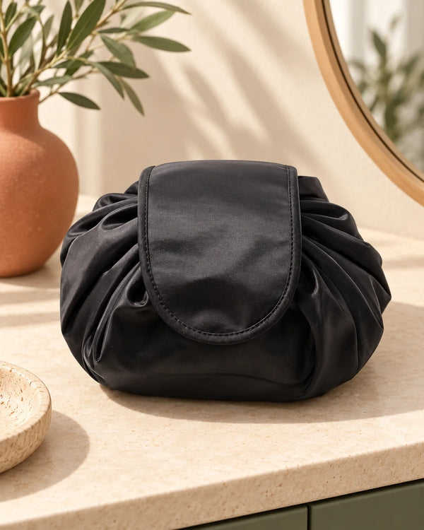 Do Not Miss Drop ship Women Drawstring Cosmetic Bag travel Organizer bag pouch Make Up Case Storage Makeup Bag Toiletry bag