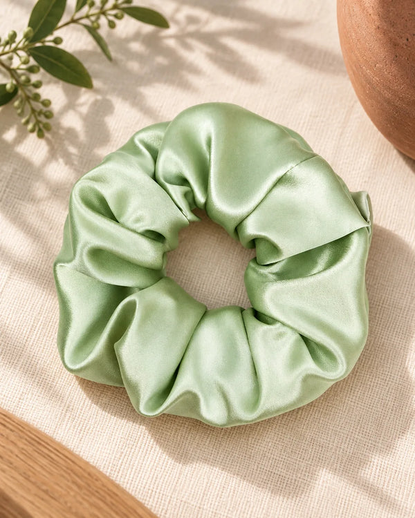 Large intestine ring 6cm hair tie mulberry silk
