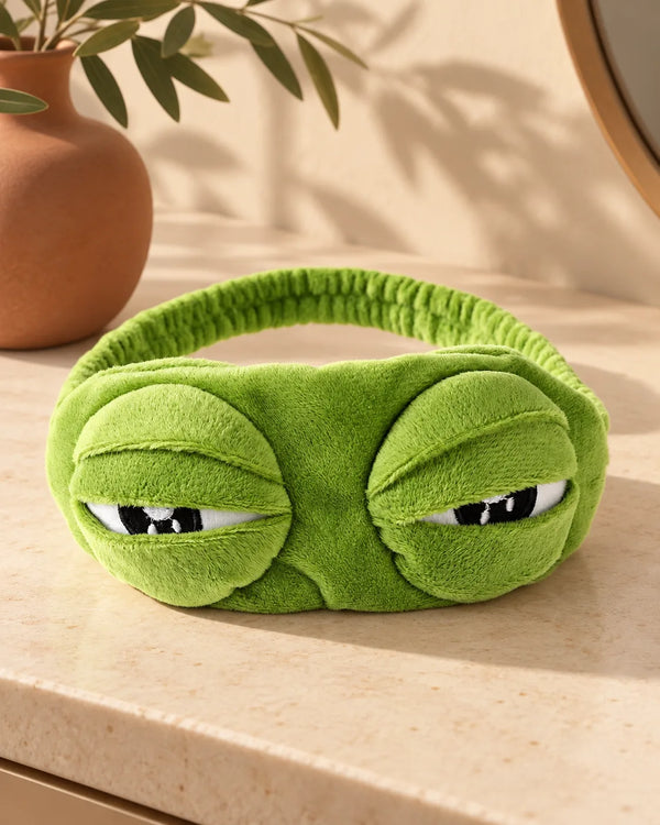 Simple Frog Wash Face Band Hair Band Headwear South Korea Cute Girls Tie Hair with facial mask Head Band Hair Clip
