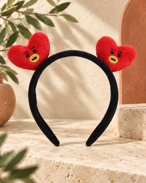 Plush doll headband