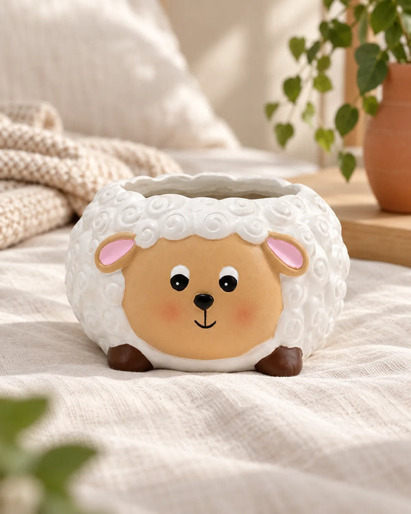 Lamb succulent plant tabletop decoration small flower pot