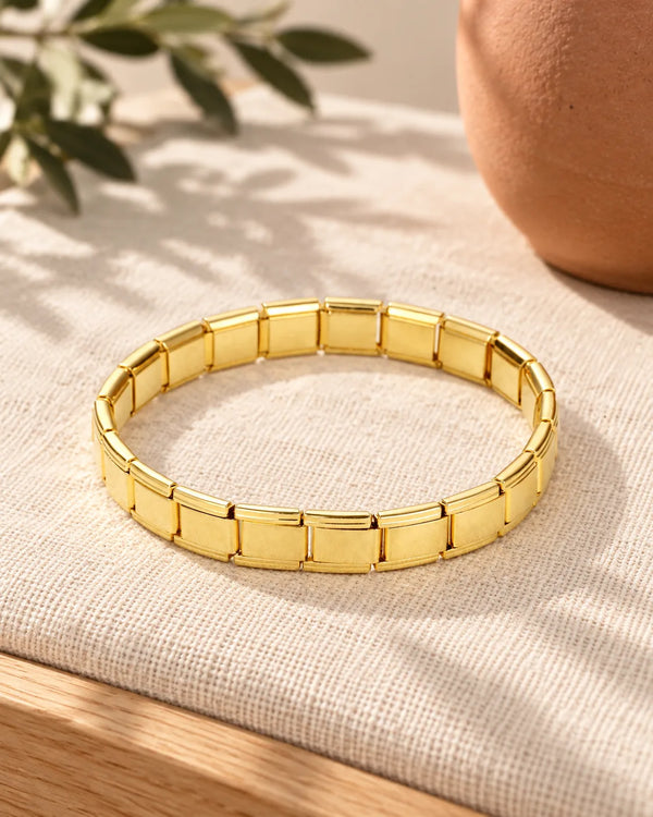 Gold Bracelet Stretch Punk Simple Elastic Bracelet Bracelet Jewelry